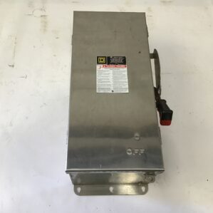 Square D HU363DS Stainless Steel Heavy Duty Safety Switch 100A