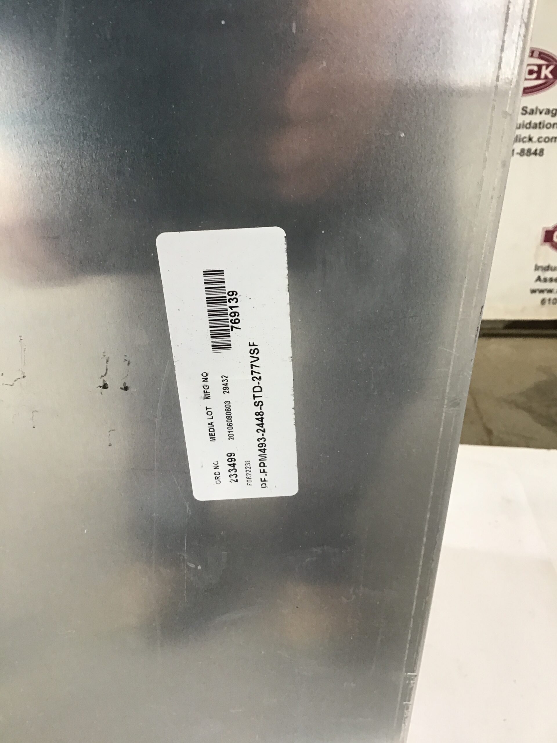 Flanders PF-FPM493-2448-STD-277VSF Fan Filter Unit 24 x 48 - Image 8