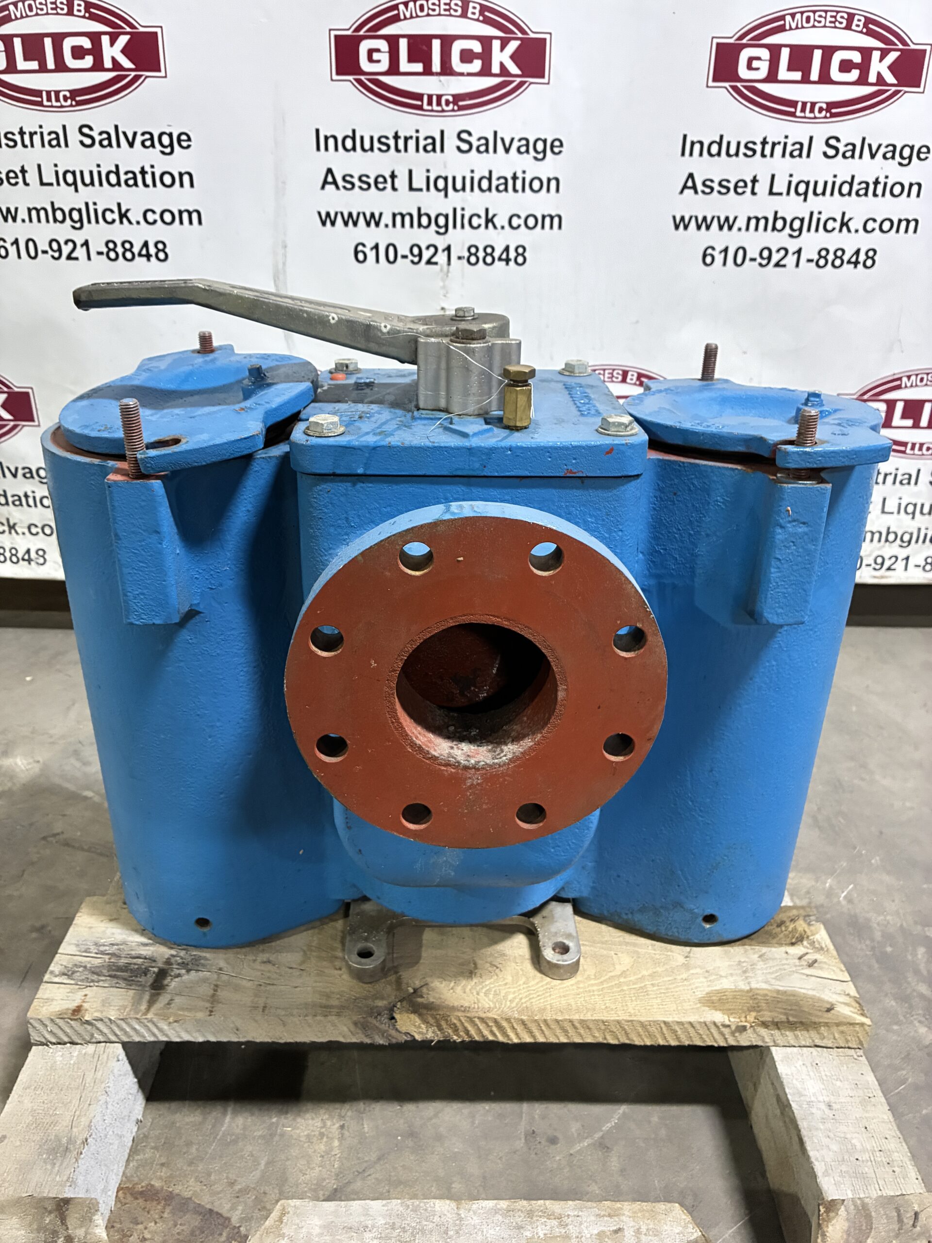 Eaton Model 53 Cast Iron 4" Duplex Basket Strainer 200PSIG