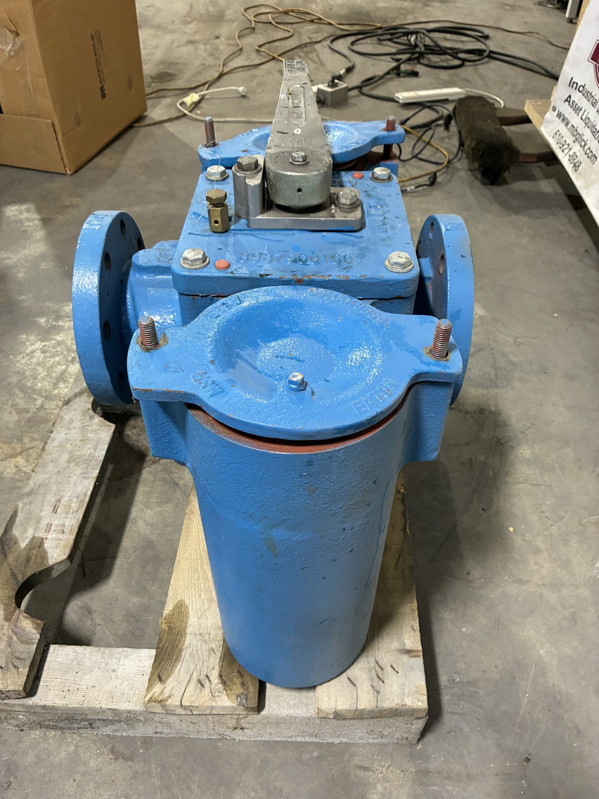 Eaton Model 53 Cast Iron 4" Duplex Basket Strainer 200PSIG - Image 4