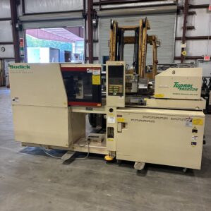 Sodick TR50S2 50 Ton Horizontal Plastic Injection Molding Machine w/ Picker
