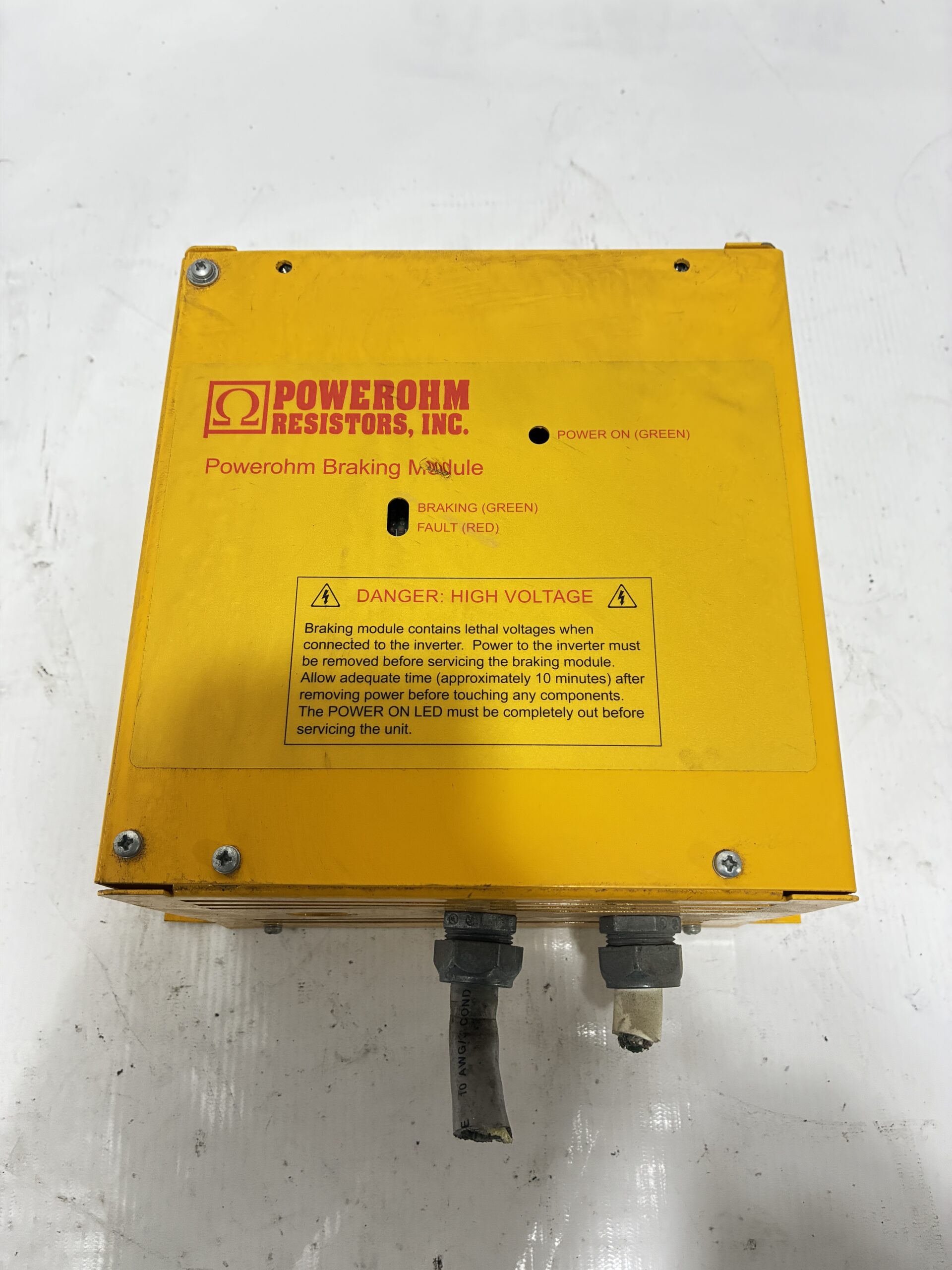 Hubbell P19479 Powerohm Dynamic Resistor Braking Module 17.2Ohms 230VAC 430VDC