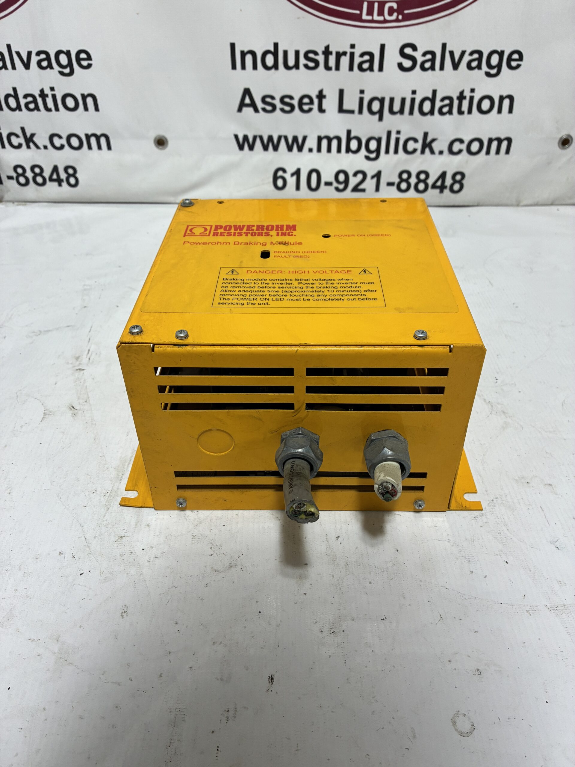 Hubbell P19479 Powerohm Dynamic Resistor Braking Module 17.2Ohms 230VAC 430VDC - Image 2