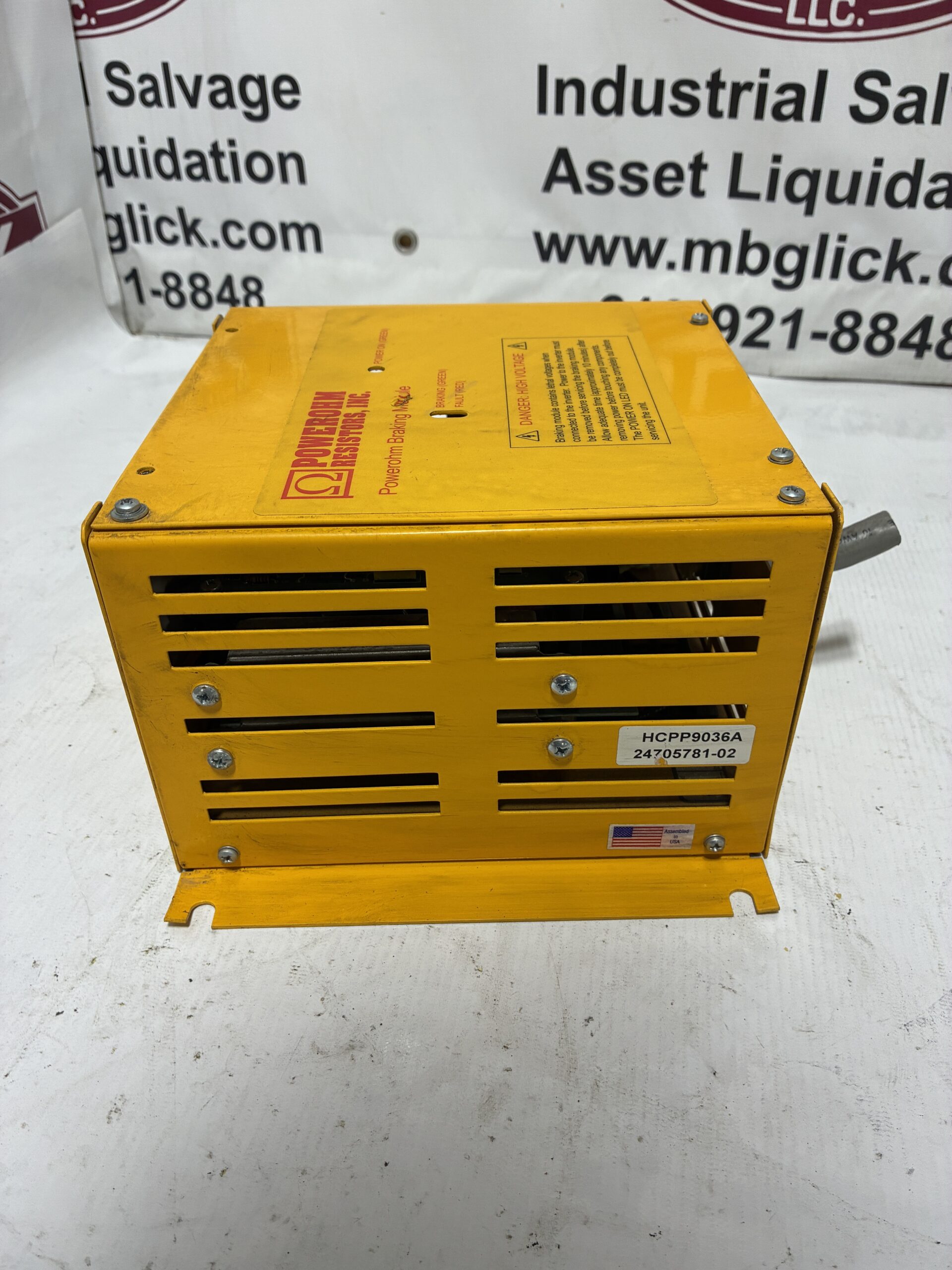 Hubbell P19479 Powerohm Dynamic Resistor Braking Module 17.2Ohms 230VAC 430VDC - Image 5
