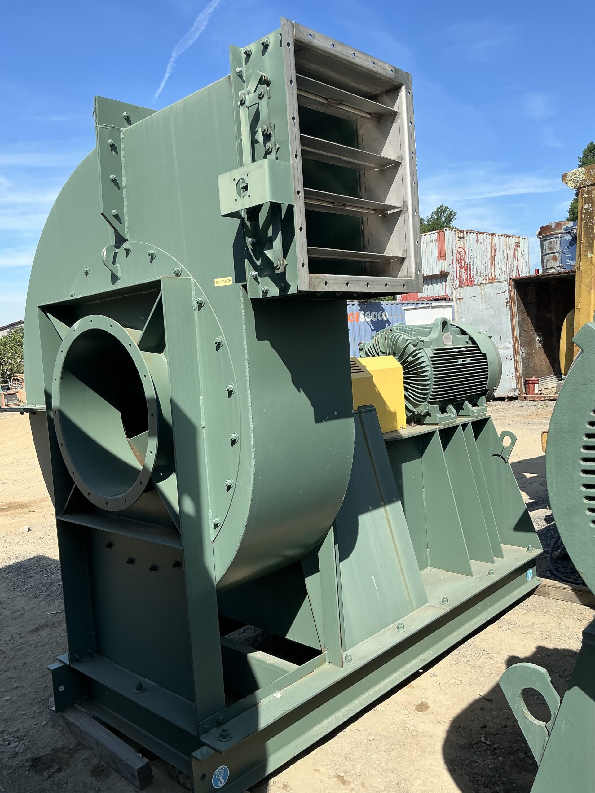 New York Blower Series 45 45DH 10000 CFM 125HP Centrifugal Fan Blower - Image 2