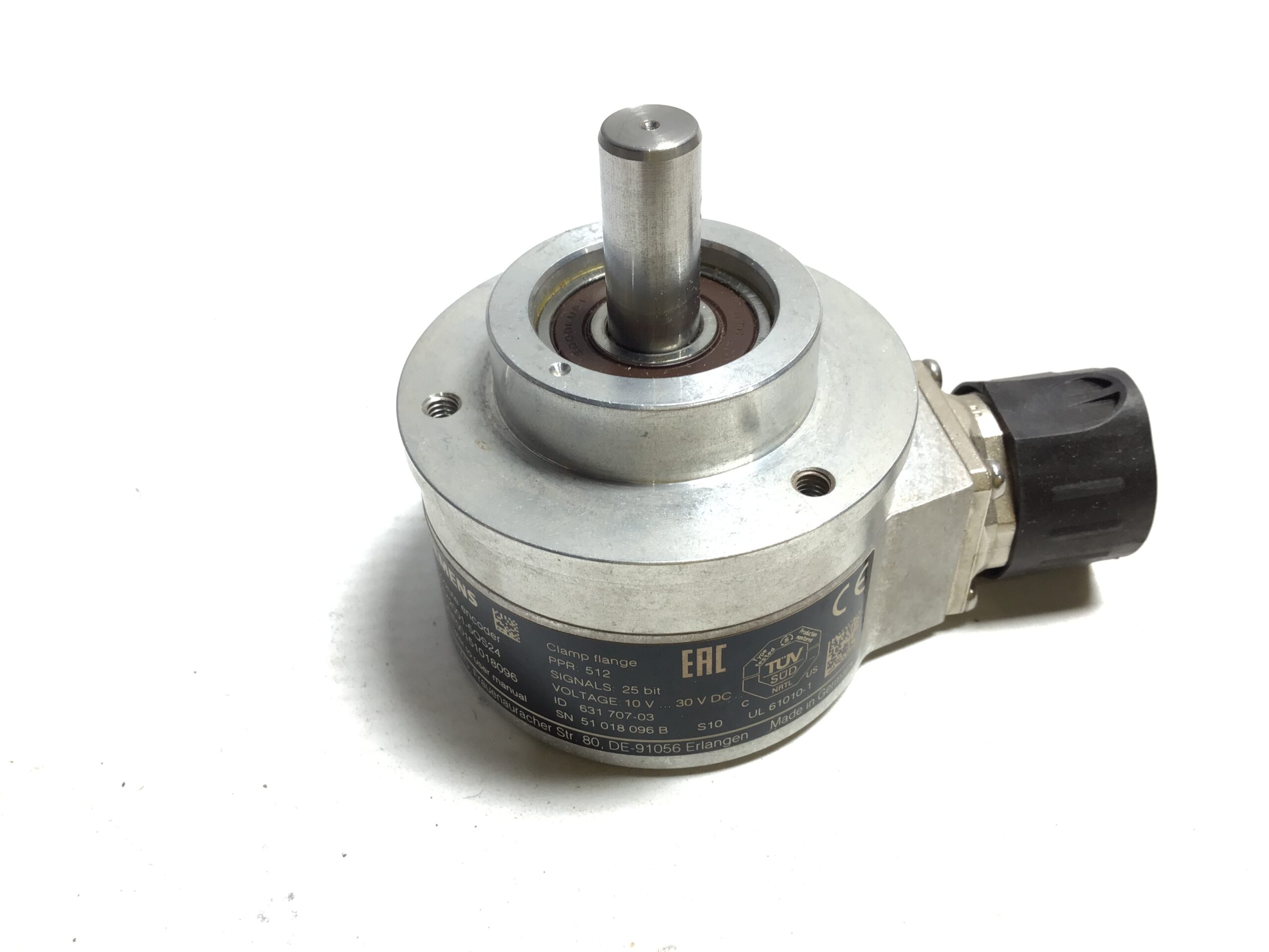 Siemens 6FX2001-5QS24 SSI Absolute Rotary Encoder 25 bit 512 PPR