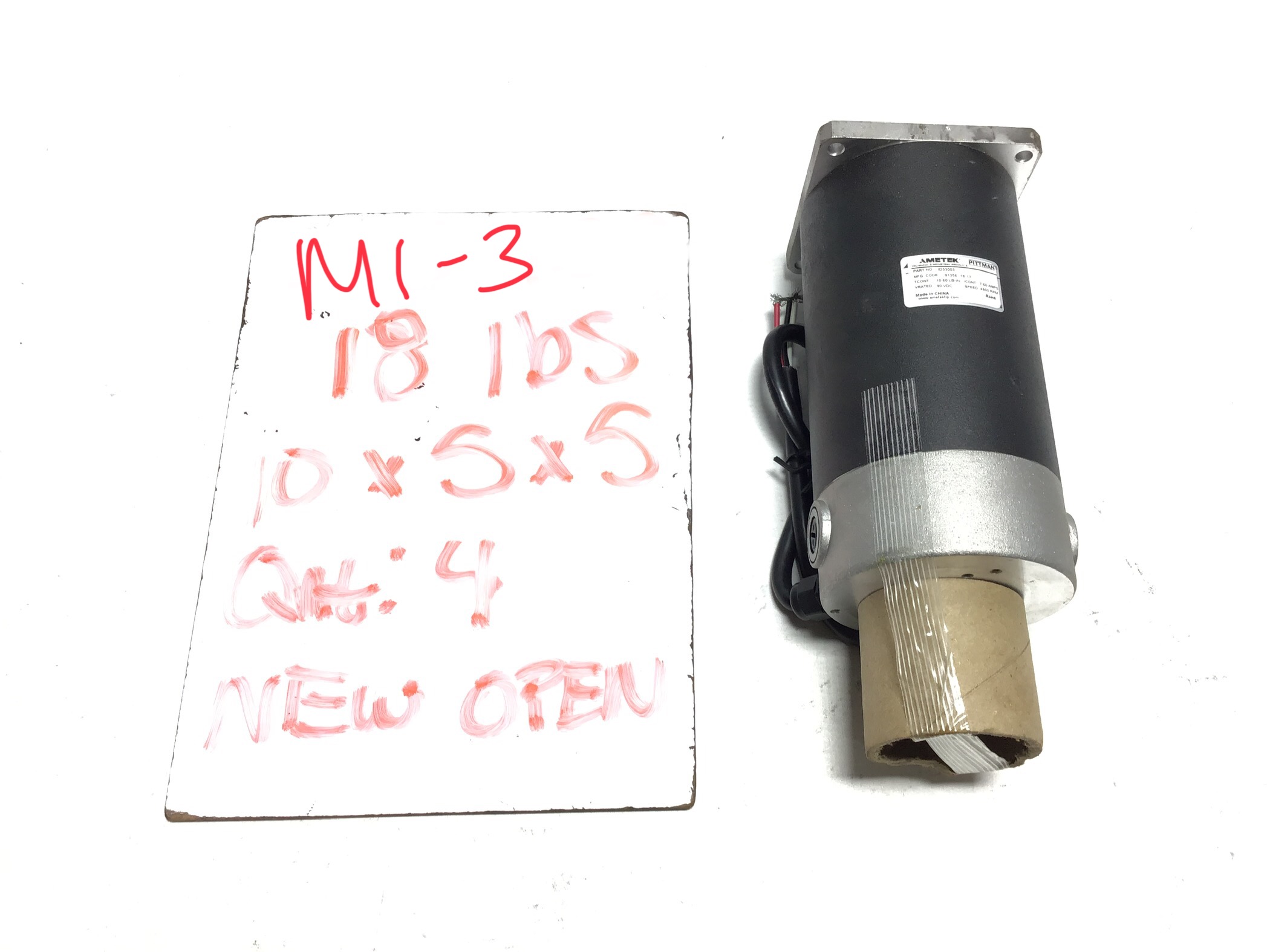AMETEK Pittman ID33003 DC Servo Motor 90V 4800 RPM 10.60 lb-in 7.60A - Image 7