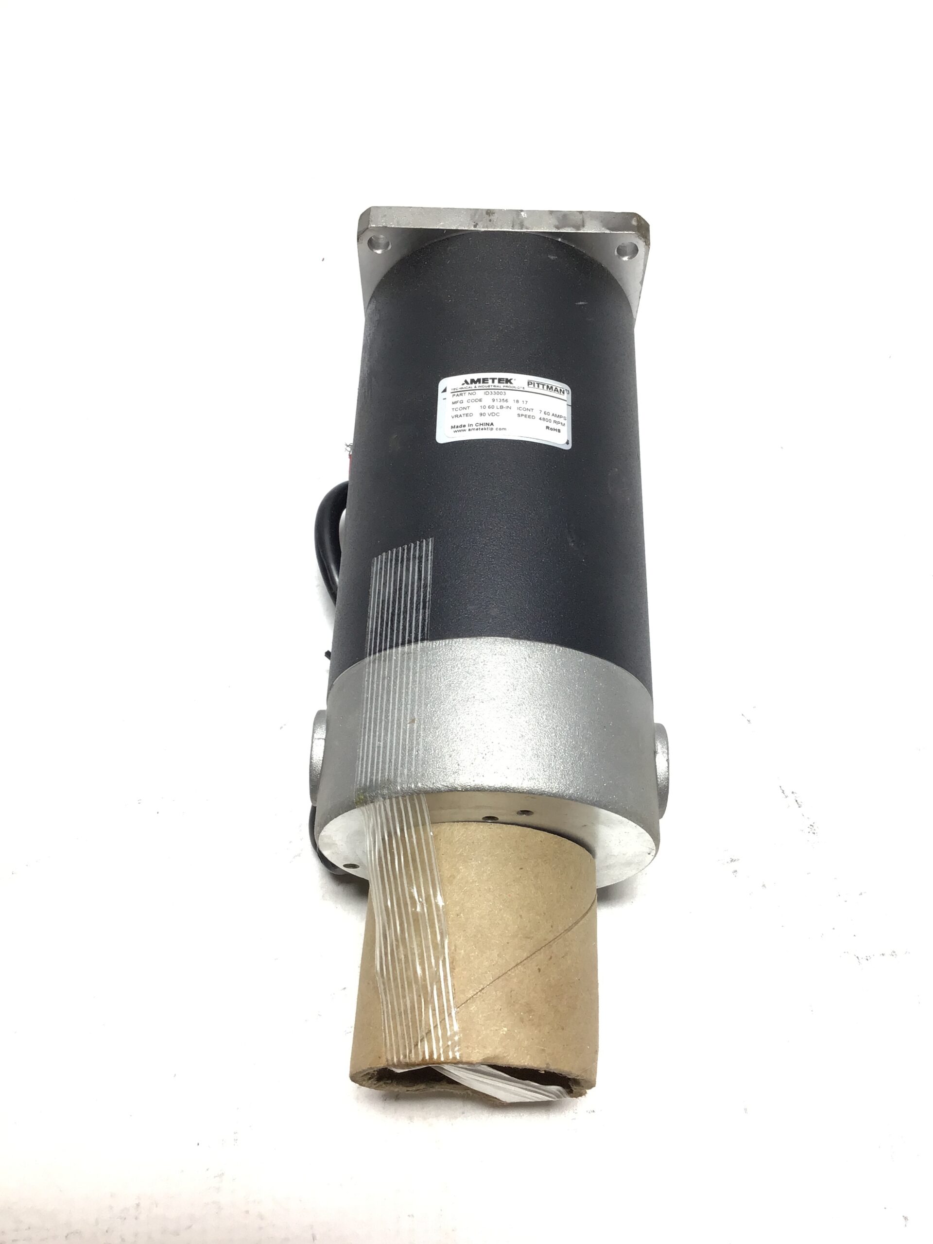 AMETEK Pittman ID33003 DC Servo Motor 90V 4800 RPM 10.60 lb-in 7.60A