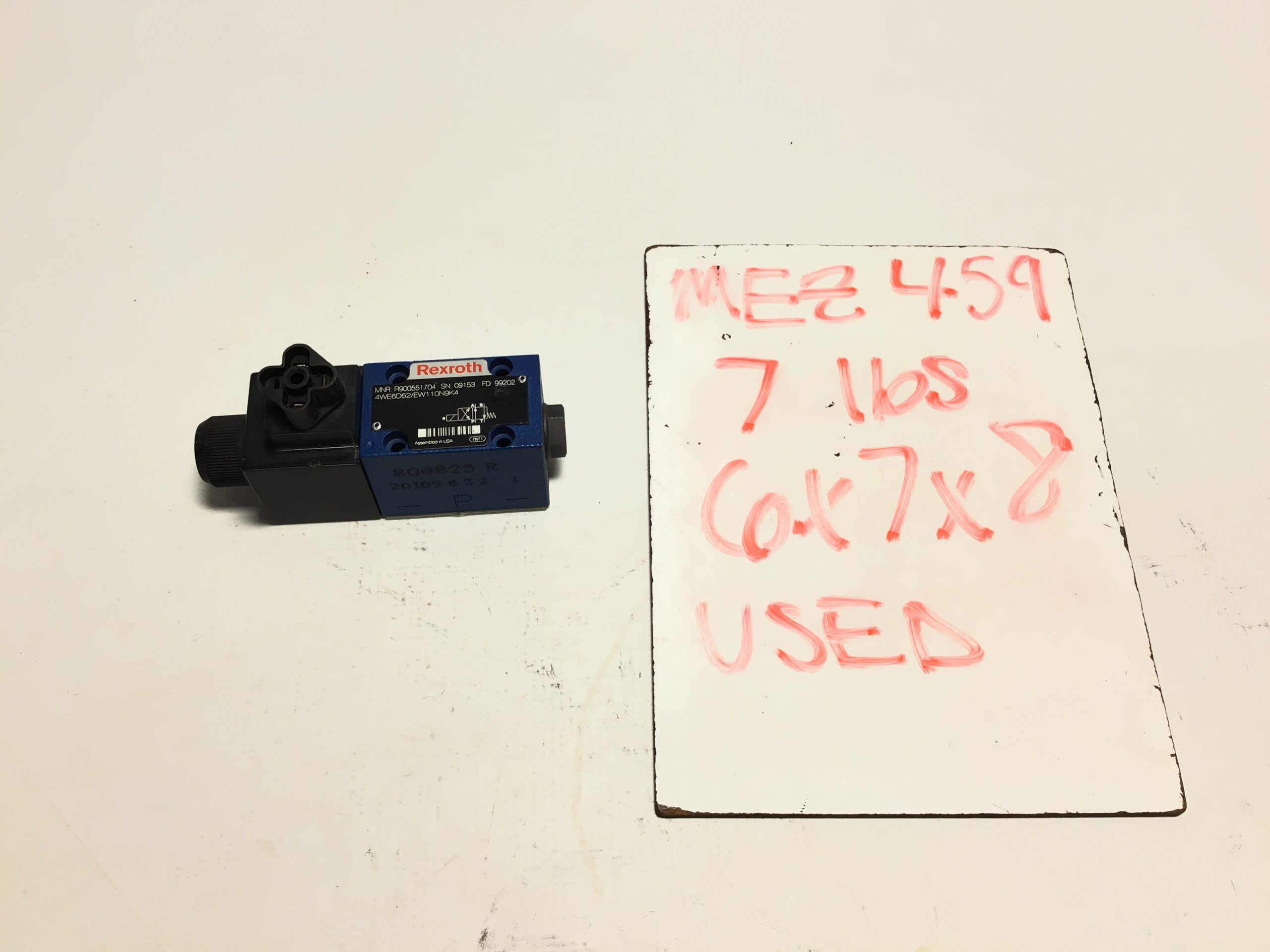 Rexroth R900551704 Hydraulic Solenoid Valve