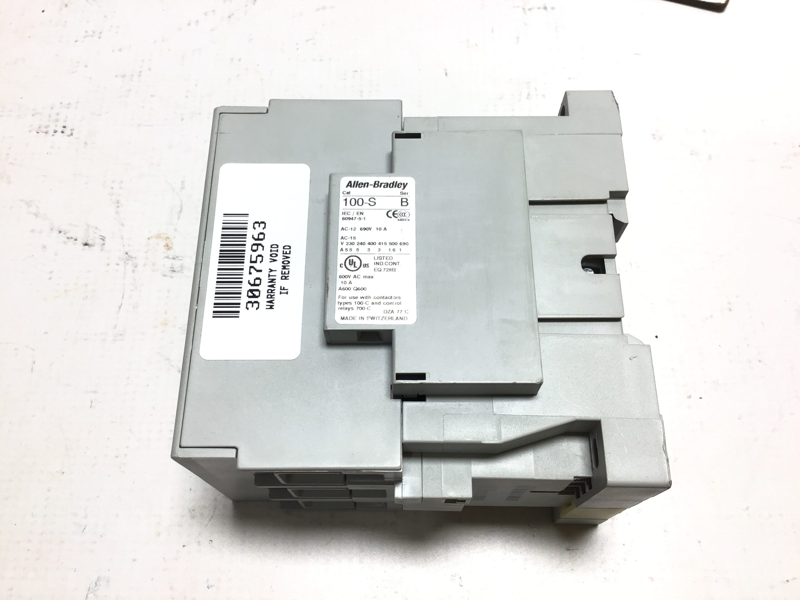 Allen-Bradley 100-S/100-C60D*00 Contactor Ser B