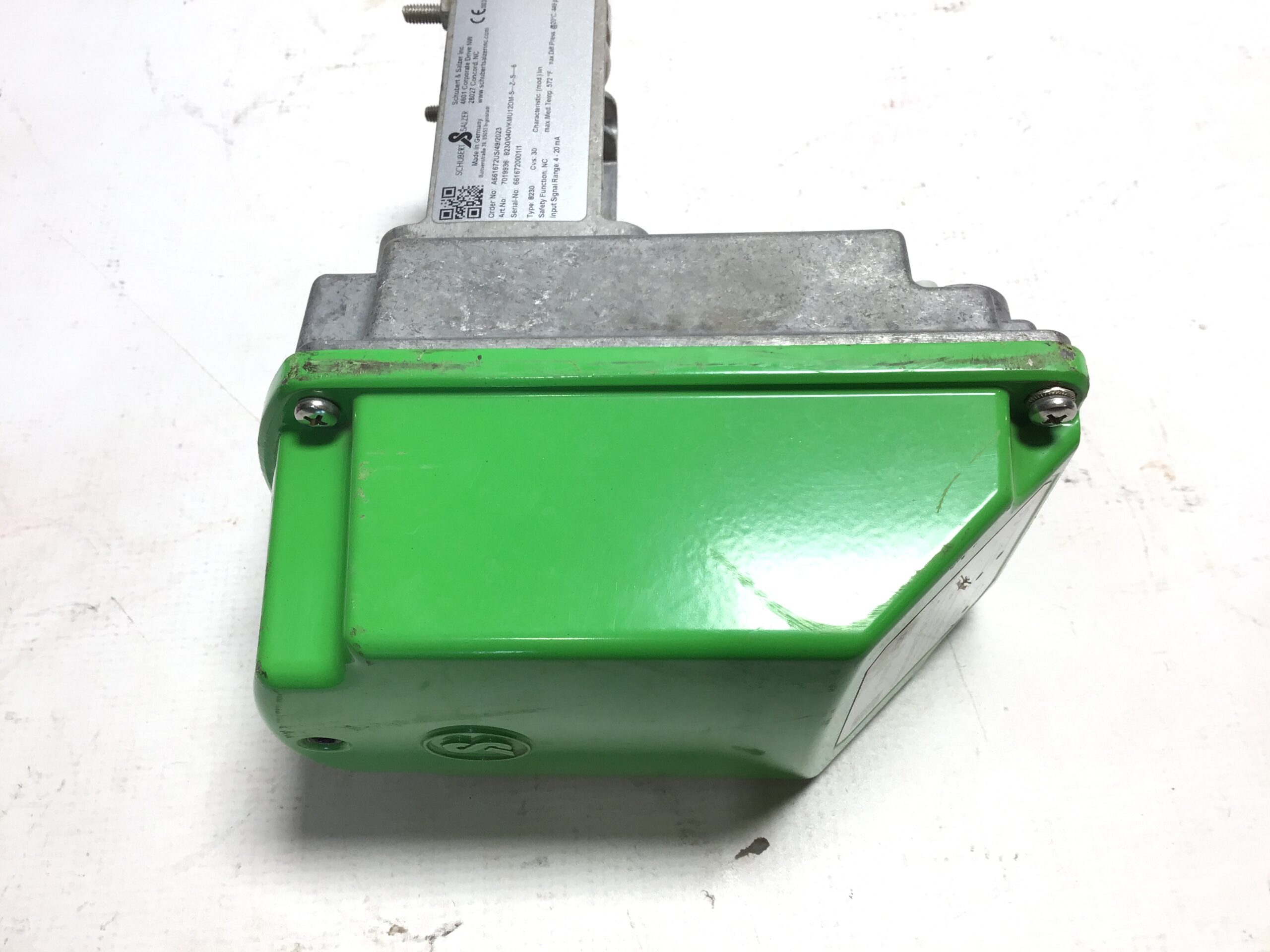 Schubert Salzer 2032/8230 Sliding Gate Control Valve Assembly 4-20mA - Image 7
