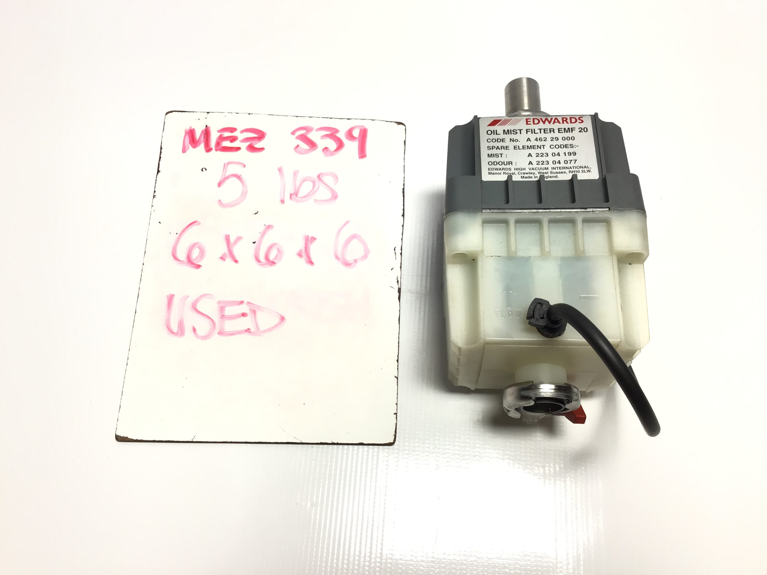 Edwards EMF 20 Oil Mist Filter A46229000 Vacuum Pump Exhaust Filter - Image 6