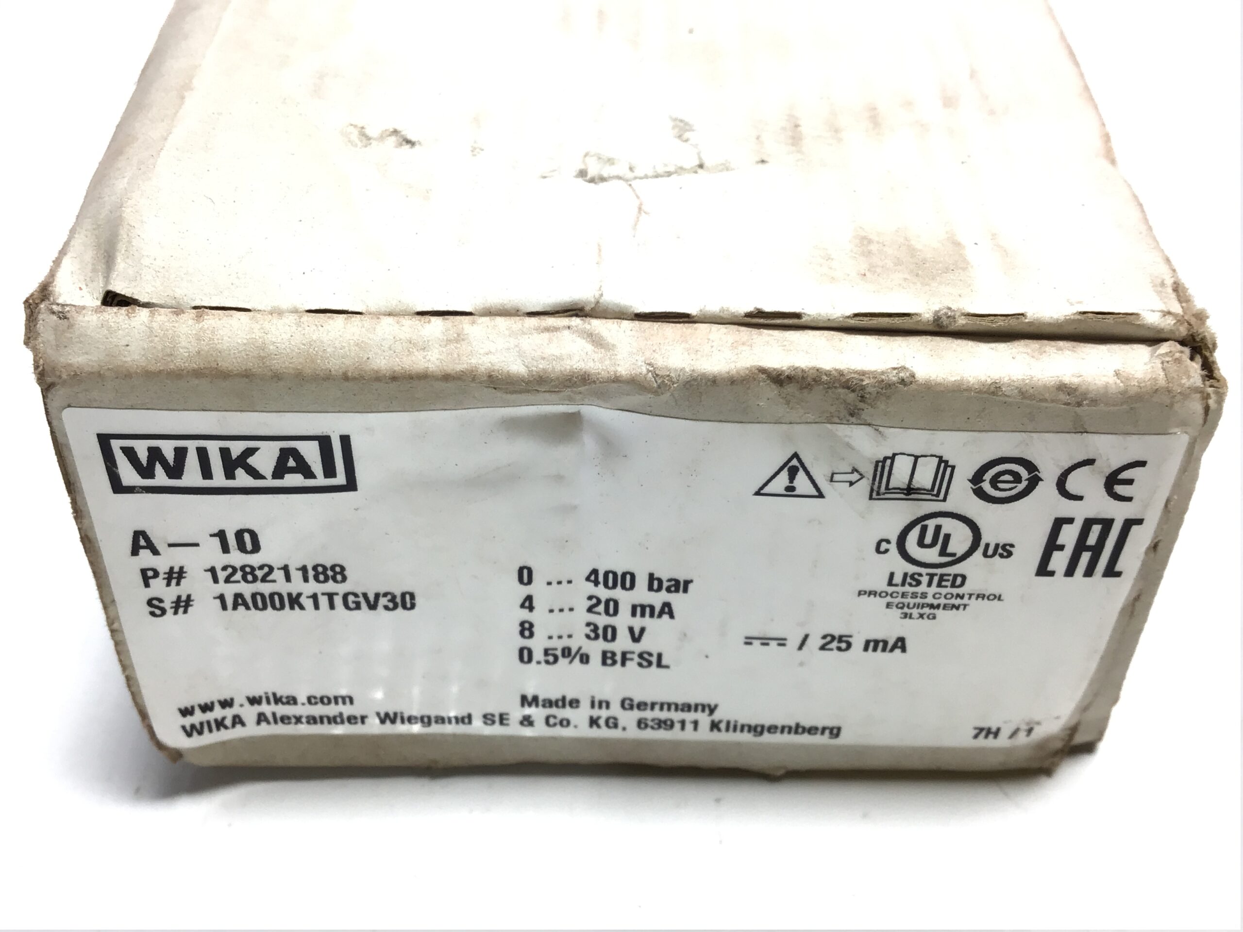 Wika A-10 Pressure Transmitter 400 Bar - Image 2