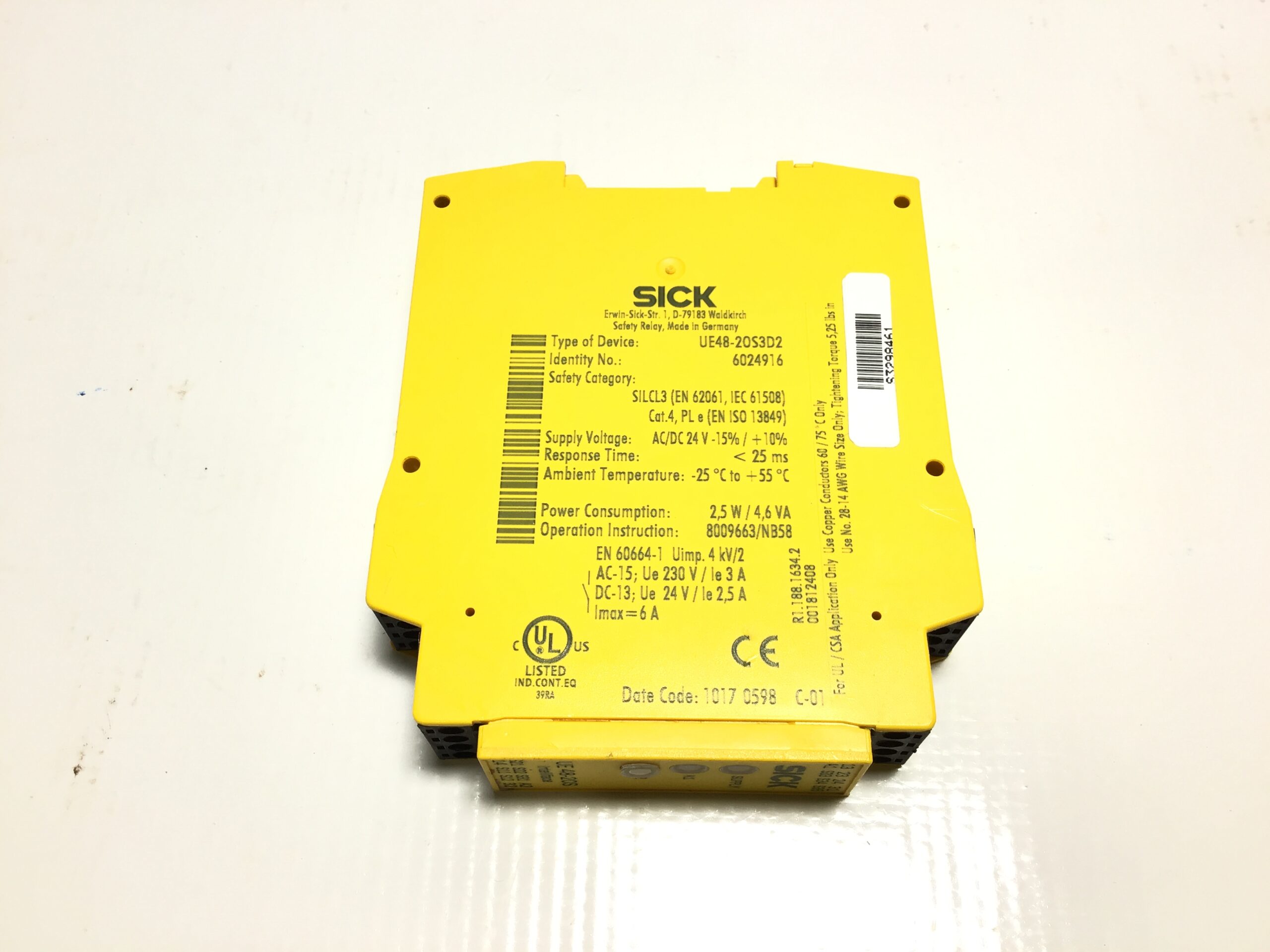 Sick UE48-20S3D2 Safety Relay