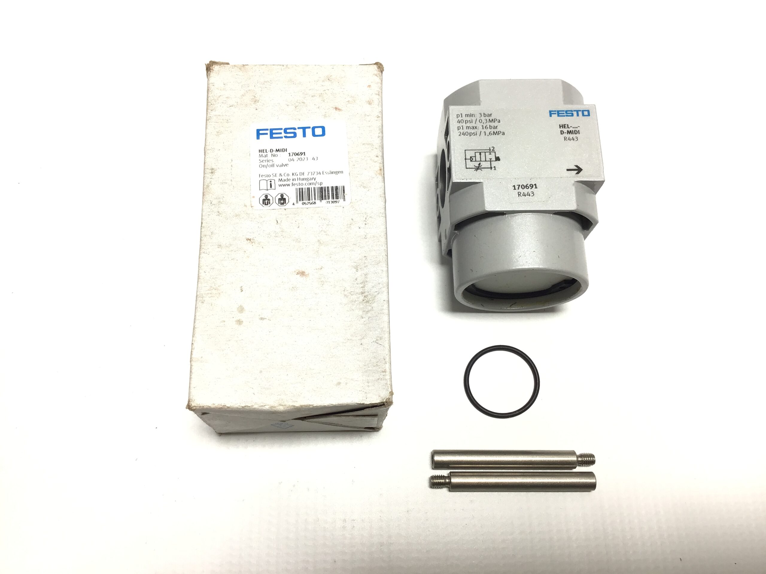 Festo HEL-D-MIDI Soft Start On-Off Valve 3/16 bar - Image 2