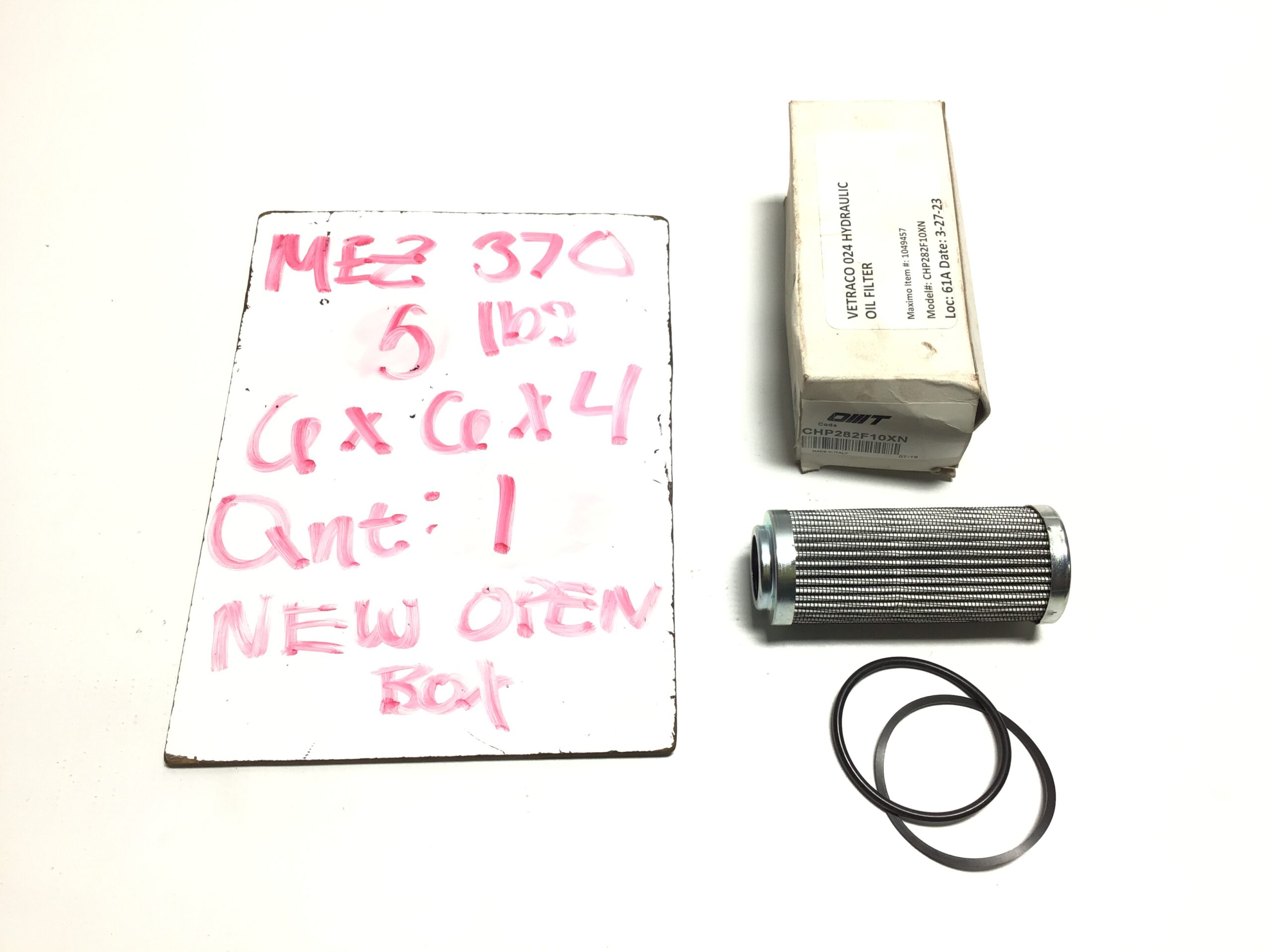 OMT CHP282F10XN Hydraulic Filter Element 10 Micron HPM 282 Made in Italy - Image 5