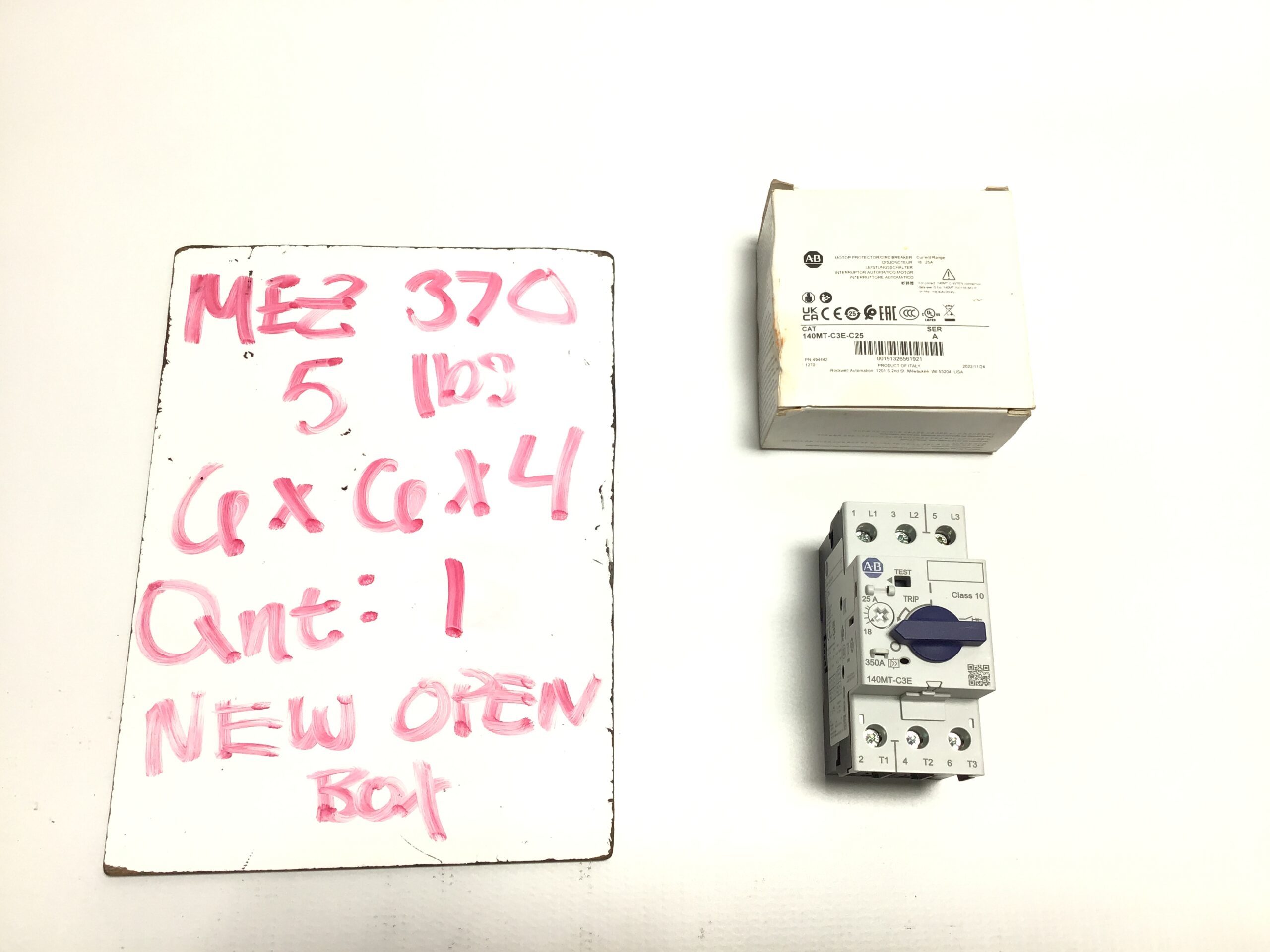 Allen-Bradley 140MT-C3E-C25 Motor Protection Circuit Breaker 18-25A 3P 480V - Image 9