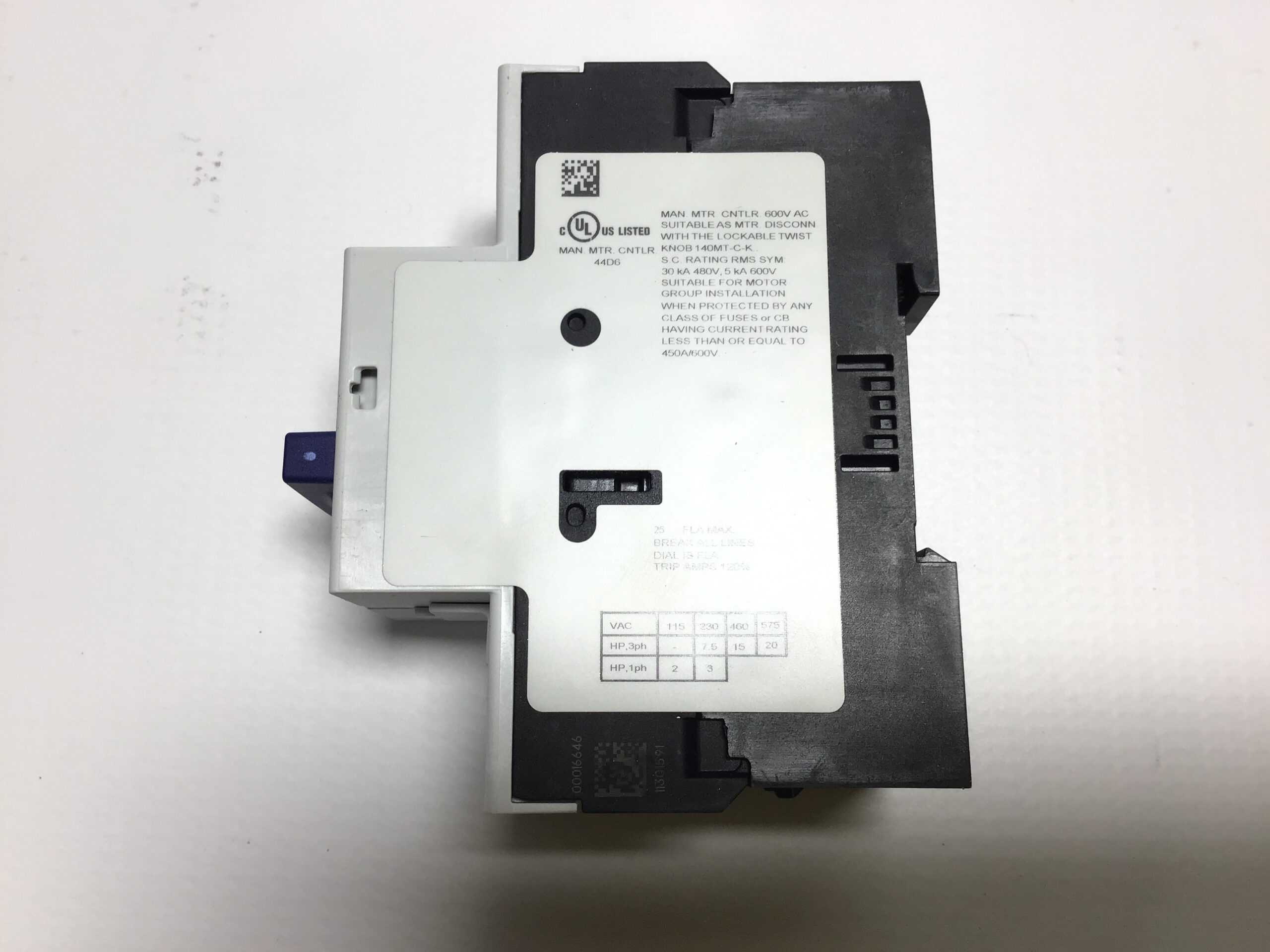Allen-Bradley 140MT-C3E-C25 Motor Protection Circuit Breaker 18-25A 3P 480V - Image 2