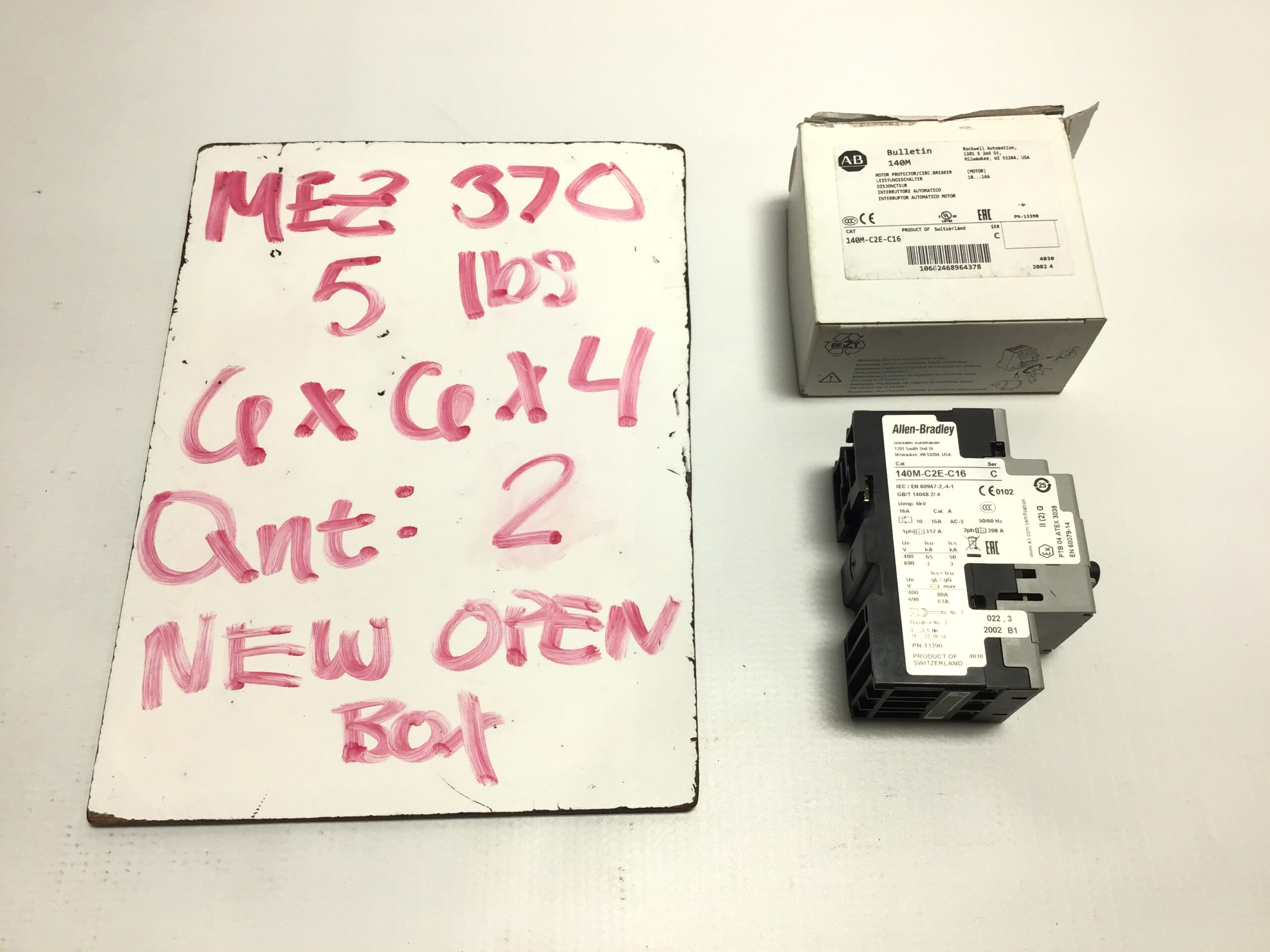 Allen-Bradley 140M-C2E-C16 Motor Protection Circuit Breaker 10-16A