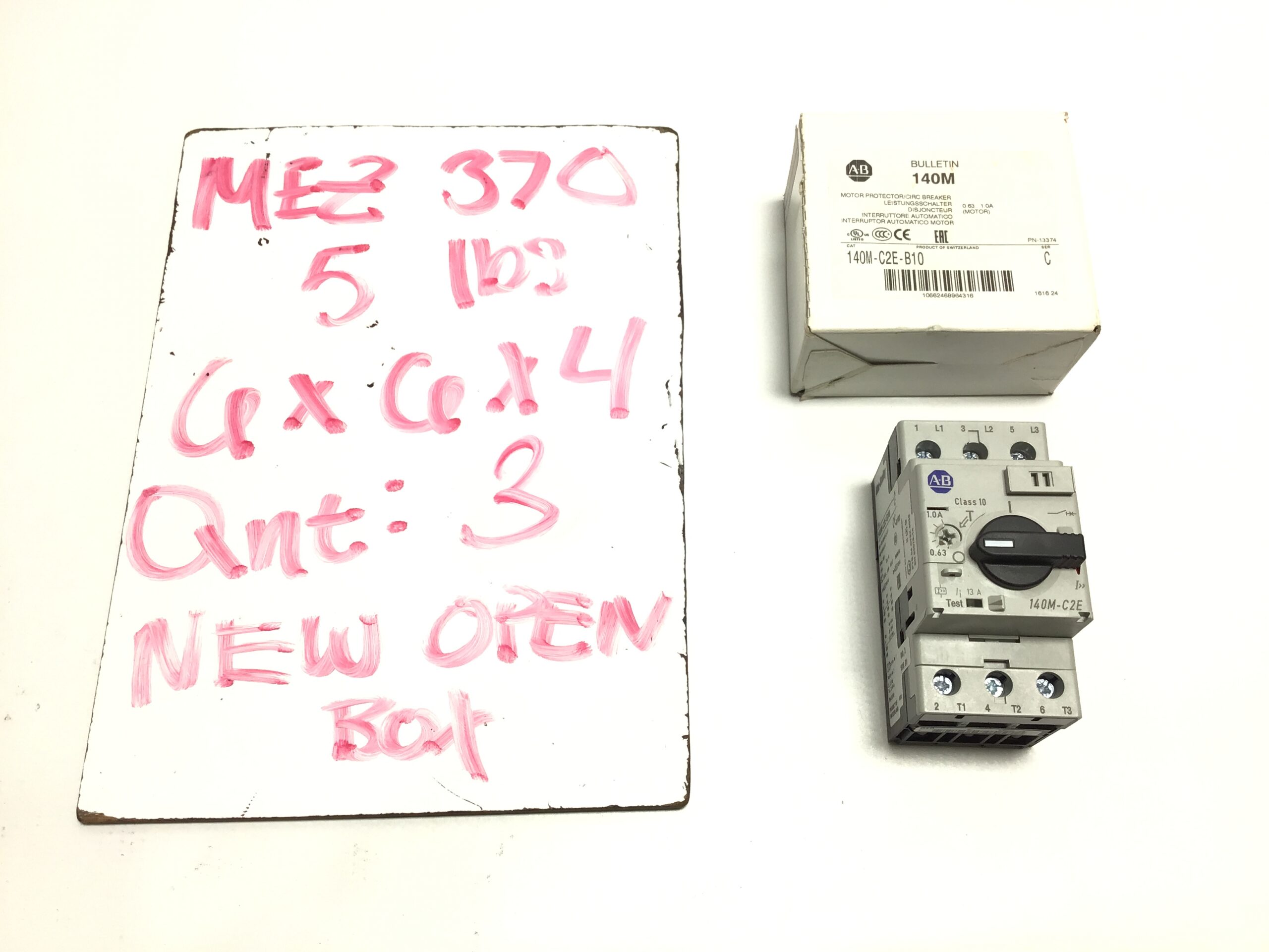 Allen-Bradley 140M-C2E-B10 Motor Protection Circuit Breaker 0.63-1.0A