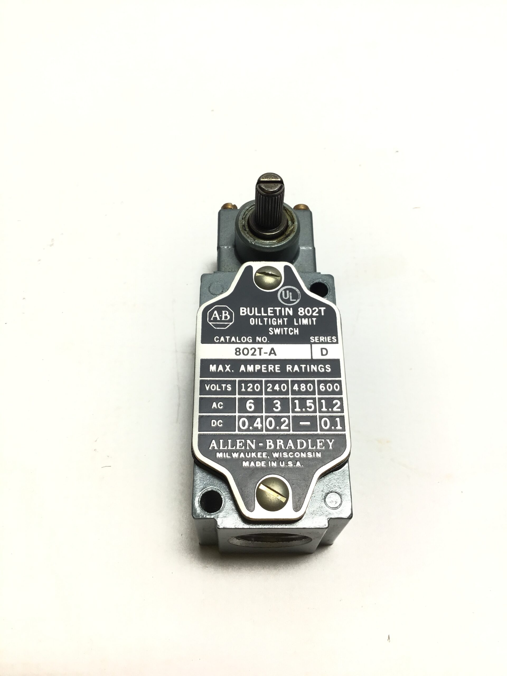 Allen-Bradley 802T-A Series D Oil-Tight Limit Switch Z-16065