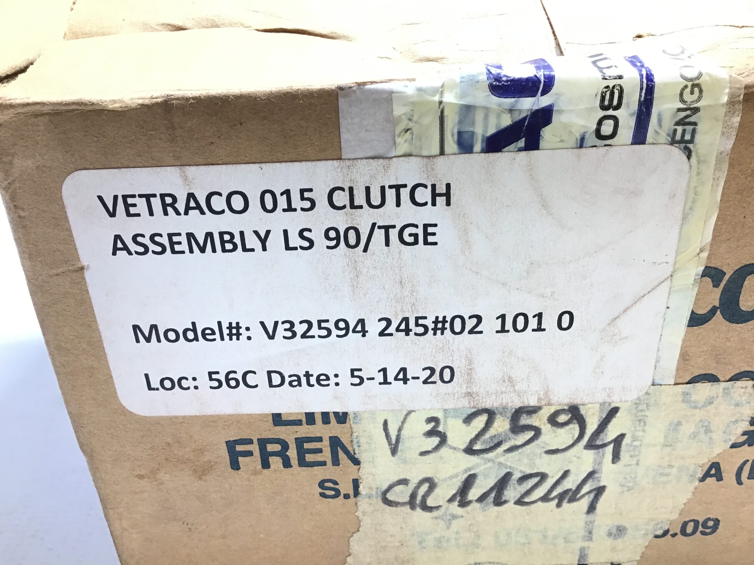Sapit V32594 245#02 101 0 Clutch Assembly LS 90/TGE - Image 2