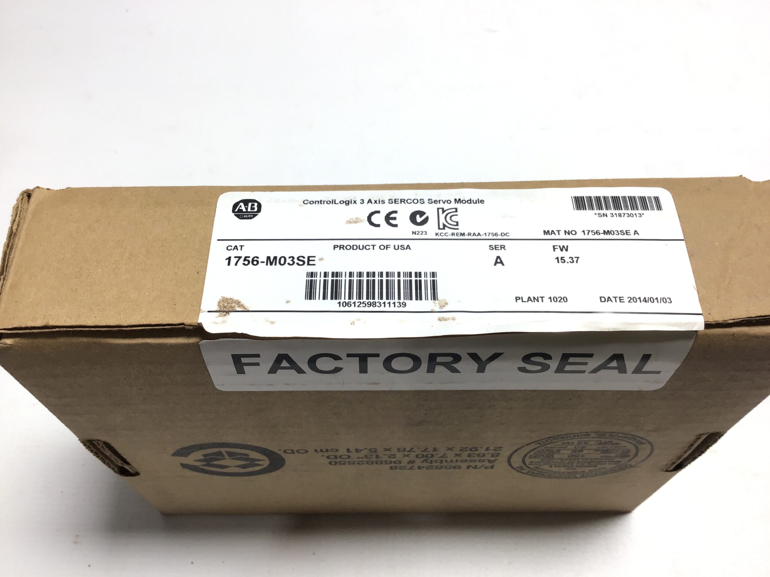 Allen-Bradley 1756-M03SE/A J01 ControlLogix 3-Axis SERCOS Interface Servo Module - Image 7