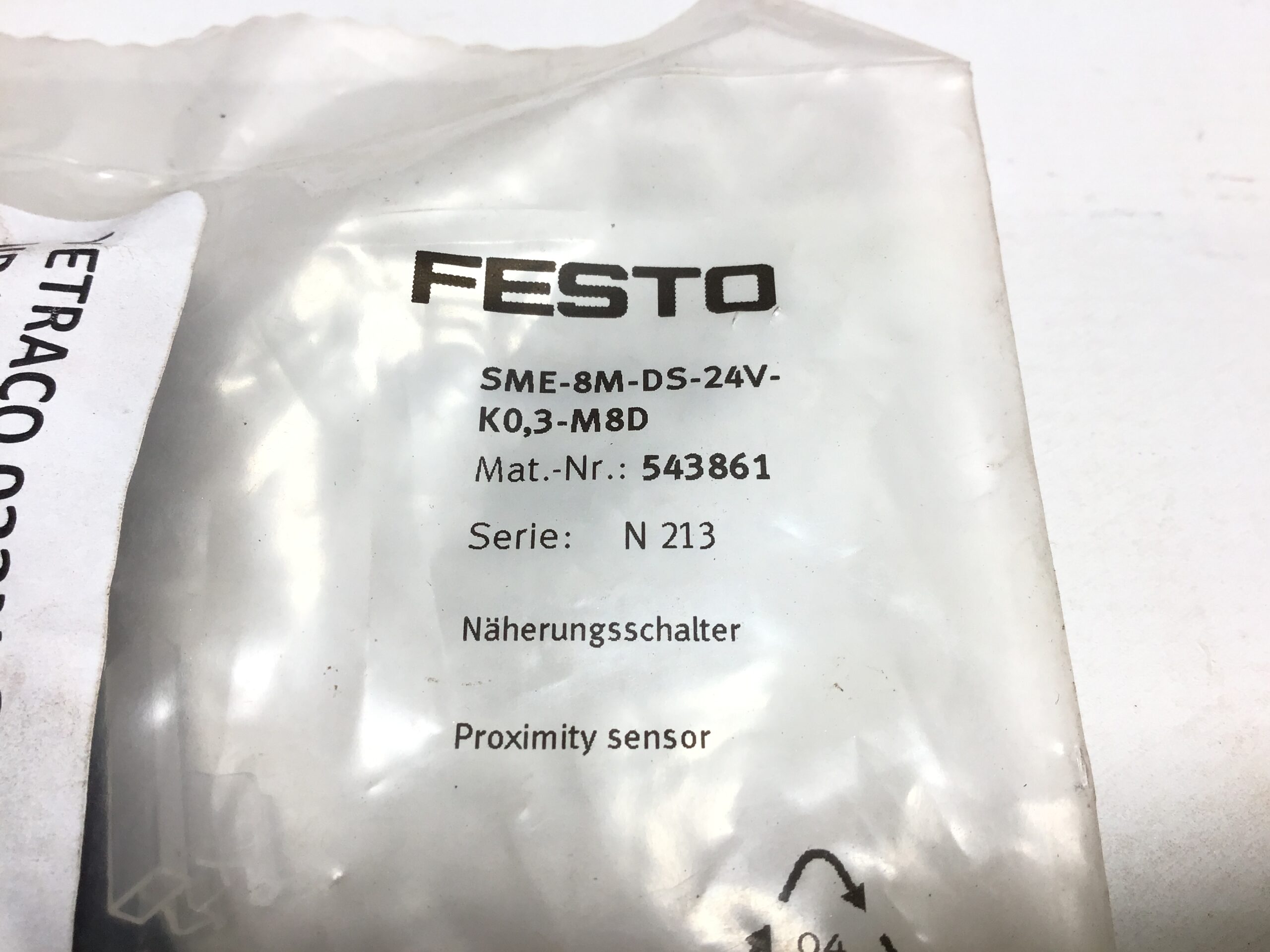 Festo SME-8M-DS-24V-K0,3-M8D Proximity Sensor - Image 3
