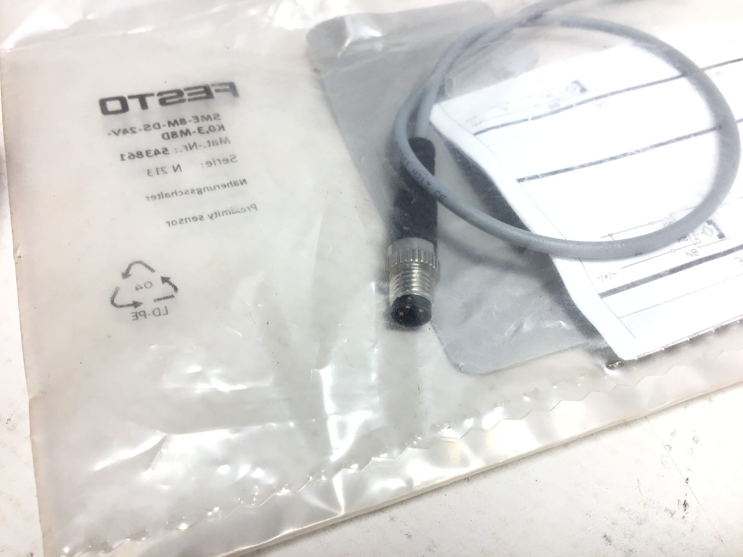 Festo SME-8M-DS-24V-K0,3-M8D Proximity Sensor - Image 5