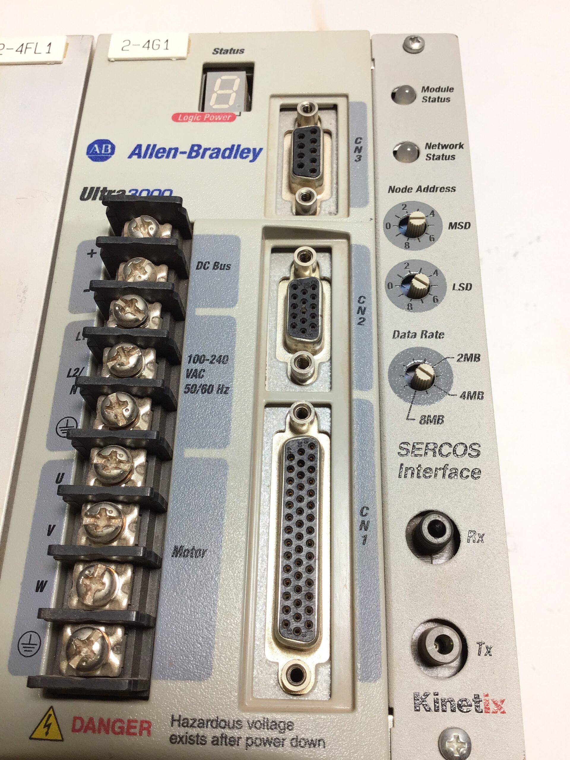 Allen-Bradley 2098-DSD-010-SE Ultra3000 1kW SERCOS Servo Drive Series B - Image 4