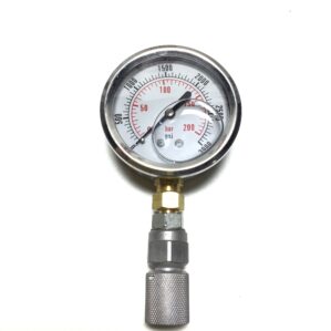 Dynamic Fluid Components CF1P-210A-SAE Pressure Gauge 300 PSI w/Washer Assembly