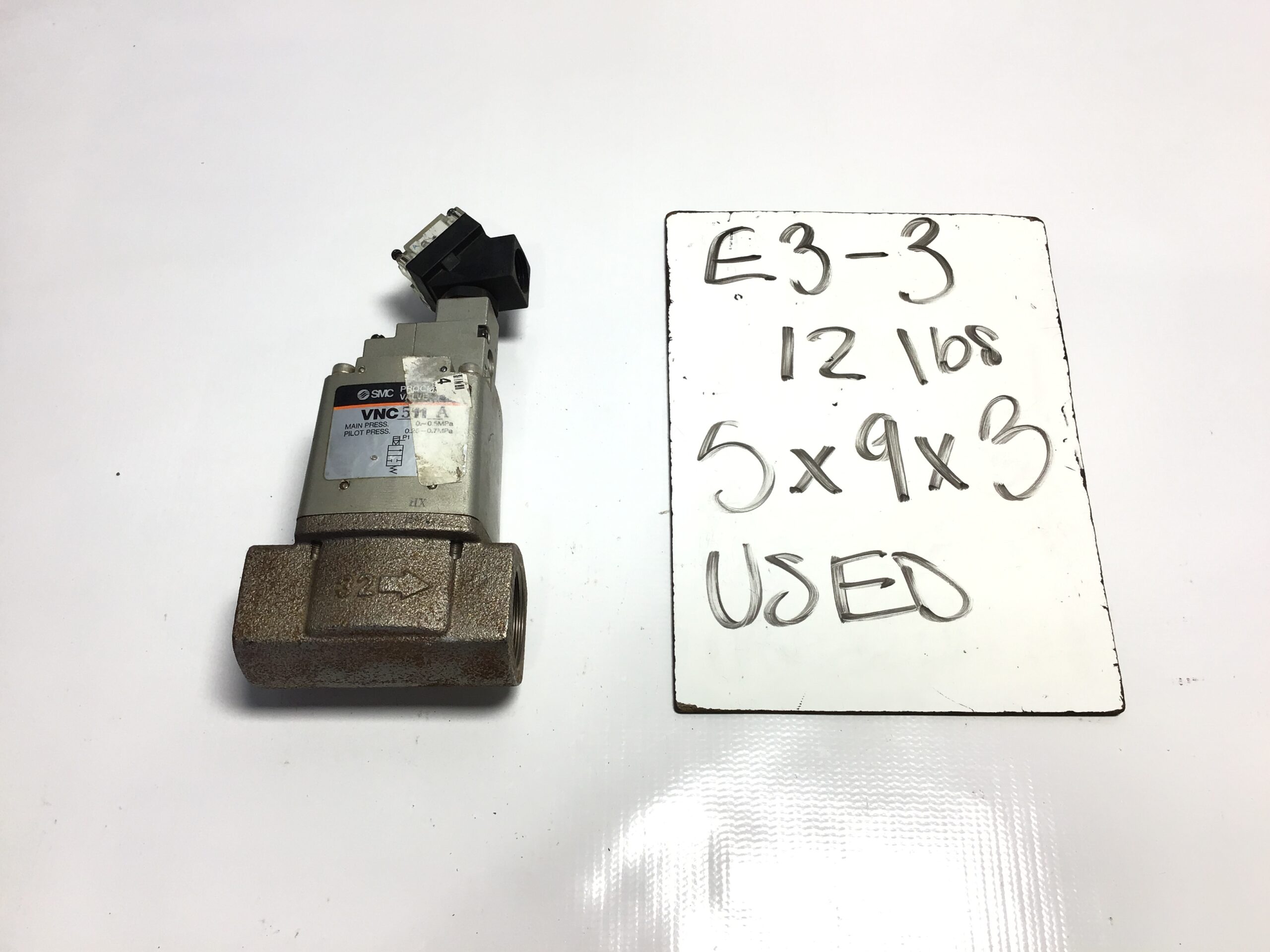 SMC VNC V0301-001TL-X302 Coolant Valve Solenoid AC100V 50/60Hz - Image 7