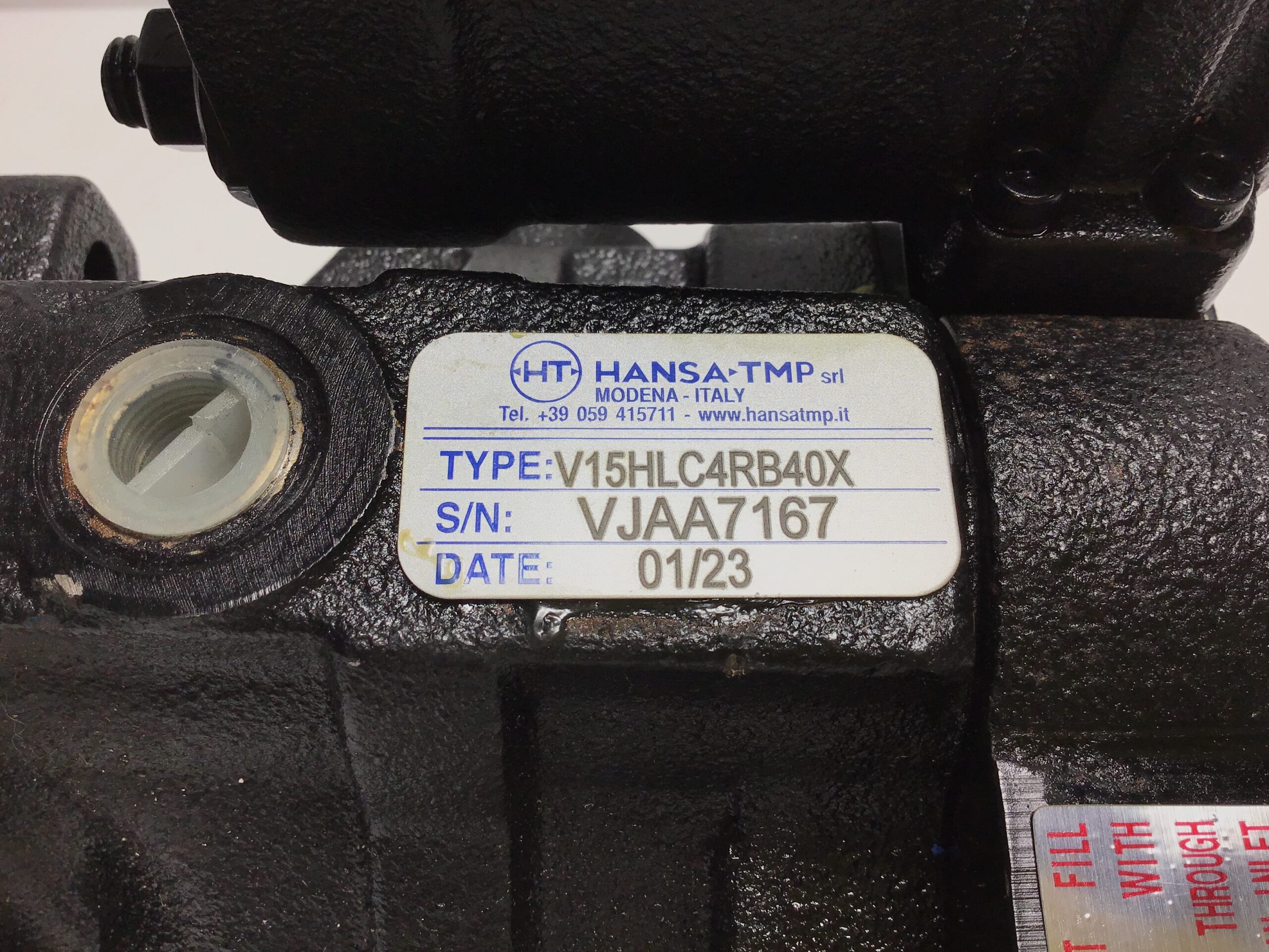 Hansa-TMP V15HLC4RB40X Variable Displacement Piston Pump - Image 2