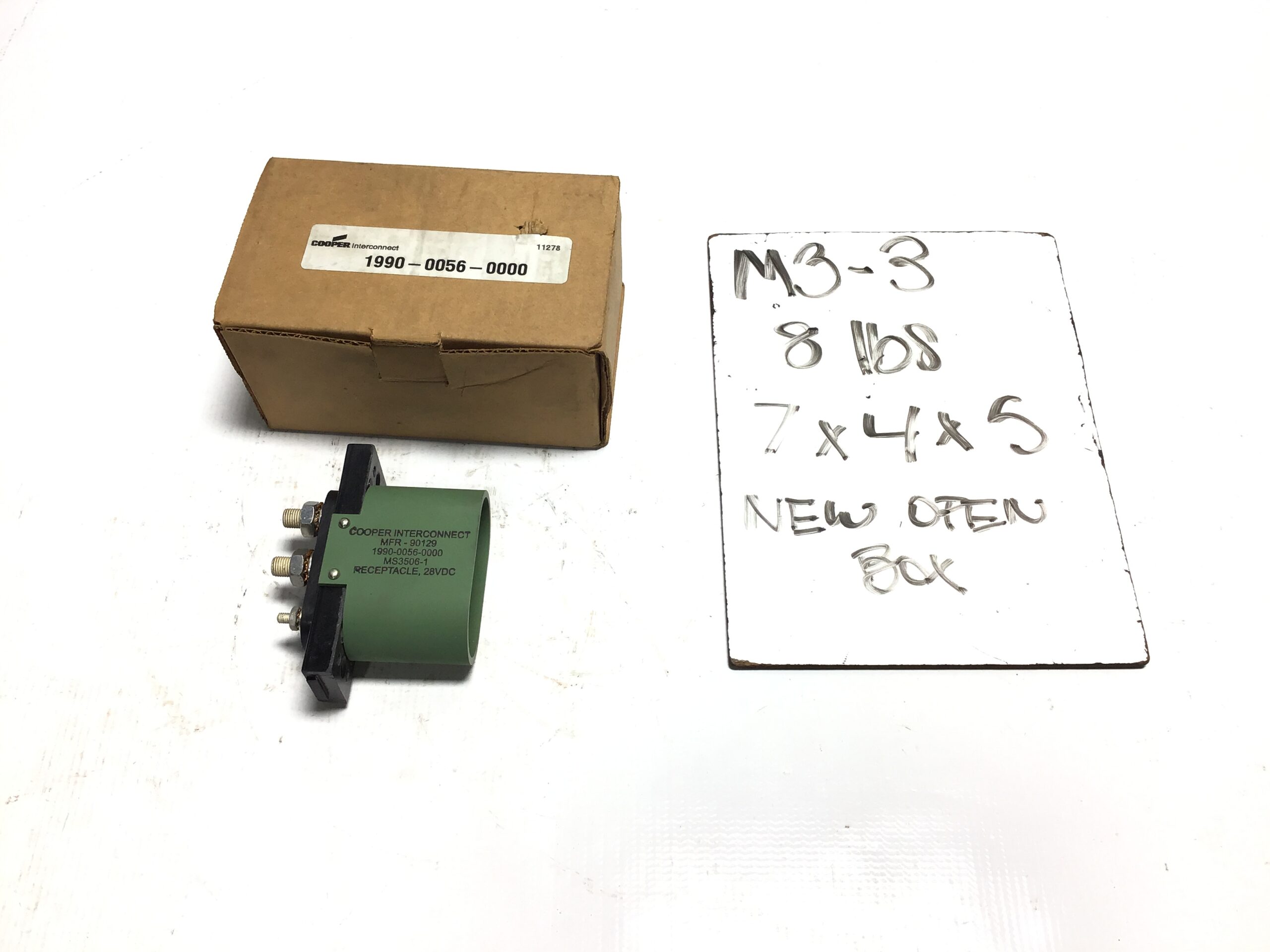 Cooper Interconnect 1990-0056-0000/MS3506-1 External Power Receptacle