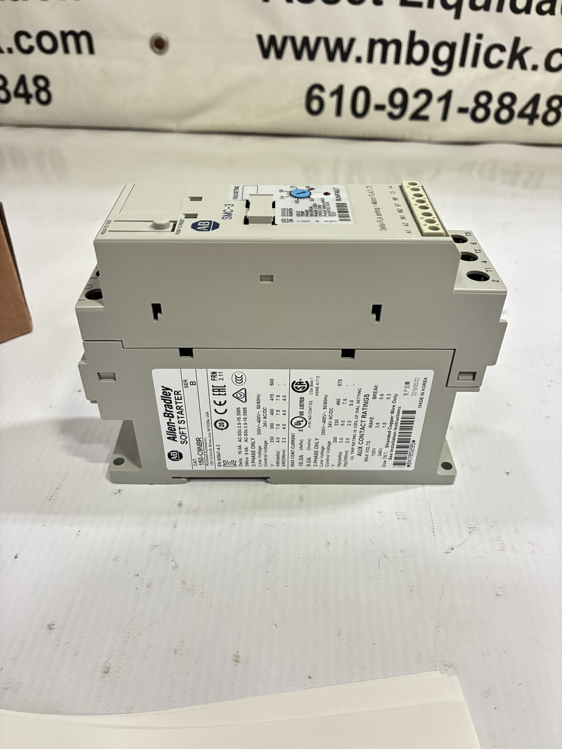 Allen-Bradley 150-C9NBR Soft Starter / Smart Motor Controller 200-480V -NIB - Image 2