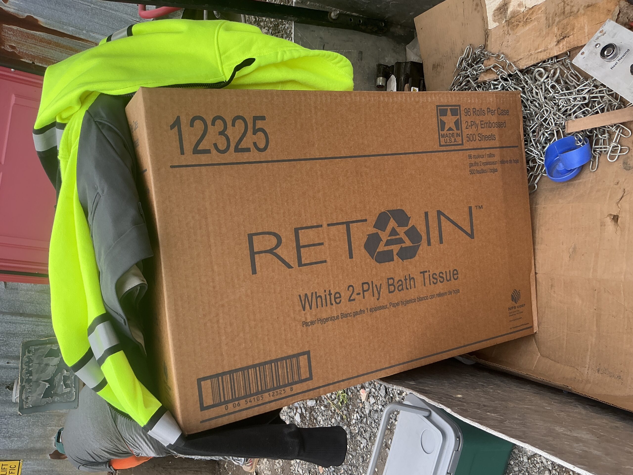 RETAIN 12325 Toilet Paper 2-Ply 500 Sheets 96 Rolls Commercial Bath Tissue