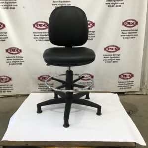 Nightingale Corp 6805DS-G Drafting Black Stool Executive Chair