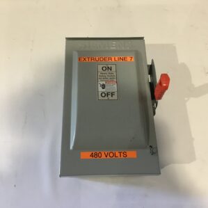 Siemens HF362NR Fusible Heavy Duty Safety Switch Type VB II 60A