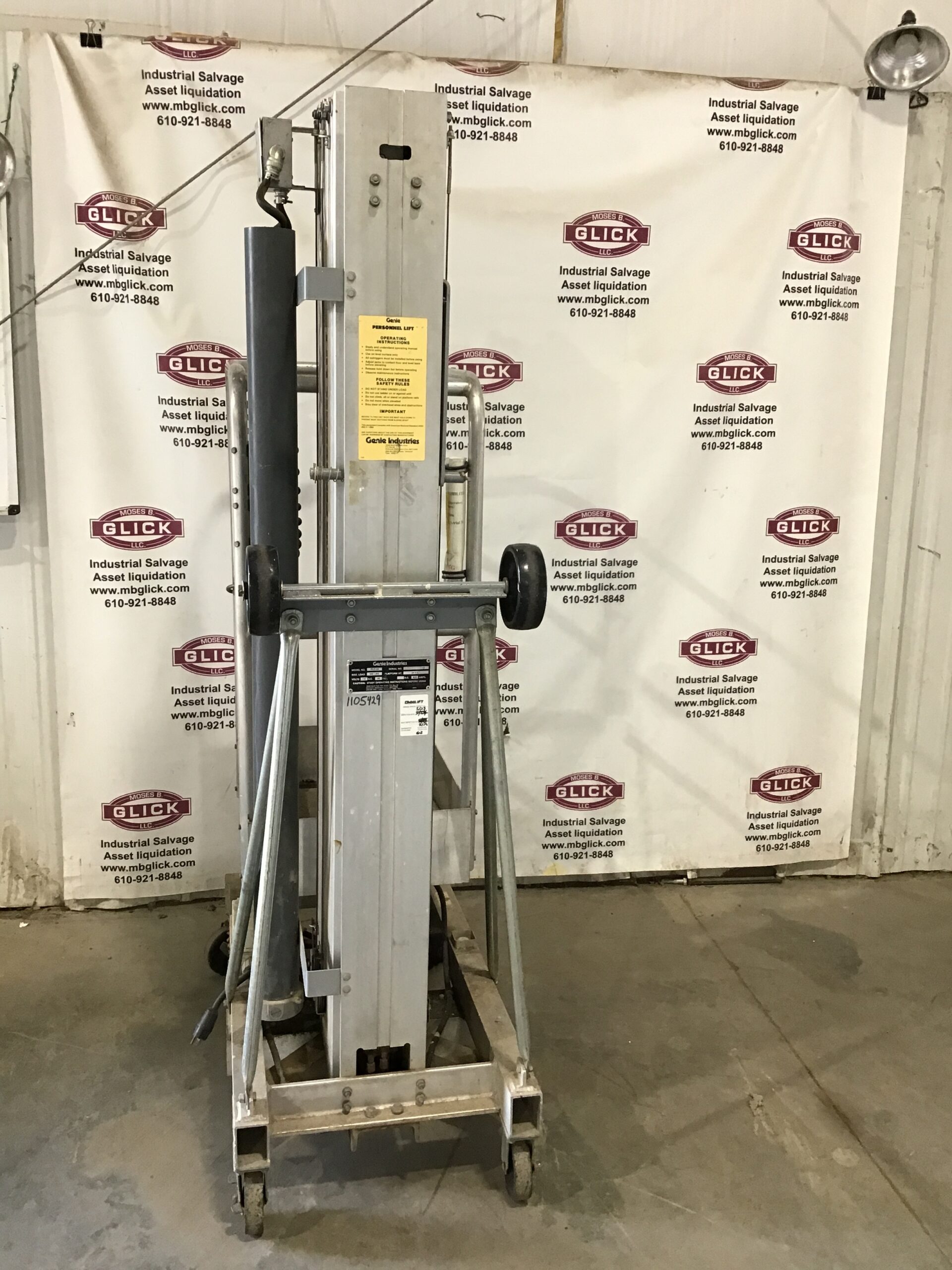 Genie Industries PLC-24 Superlift Material Lift 300 lbs 115V 60Hz - Image 4