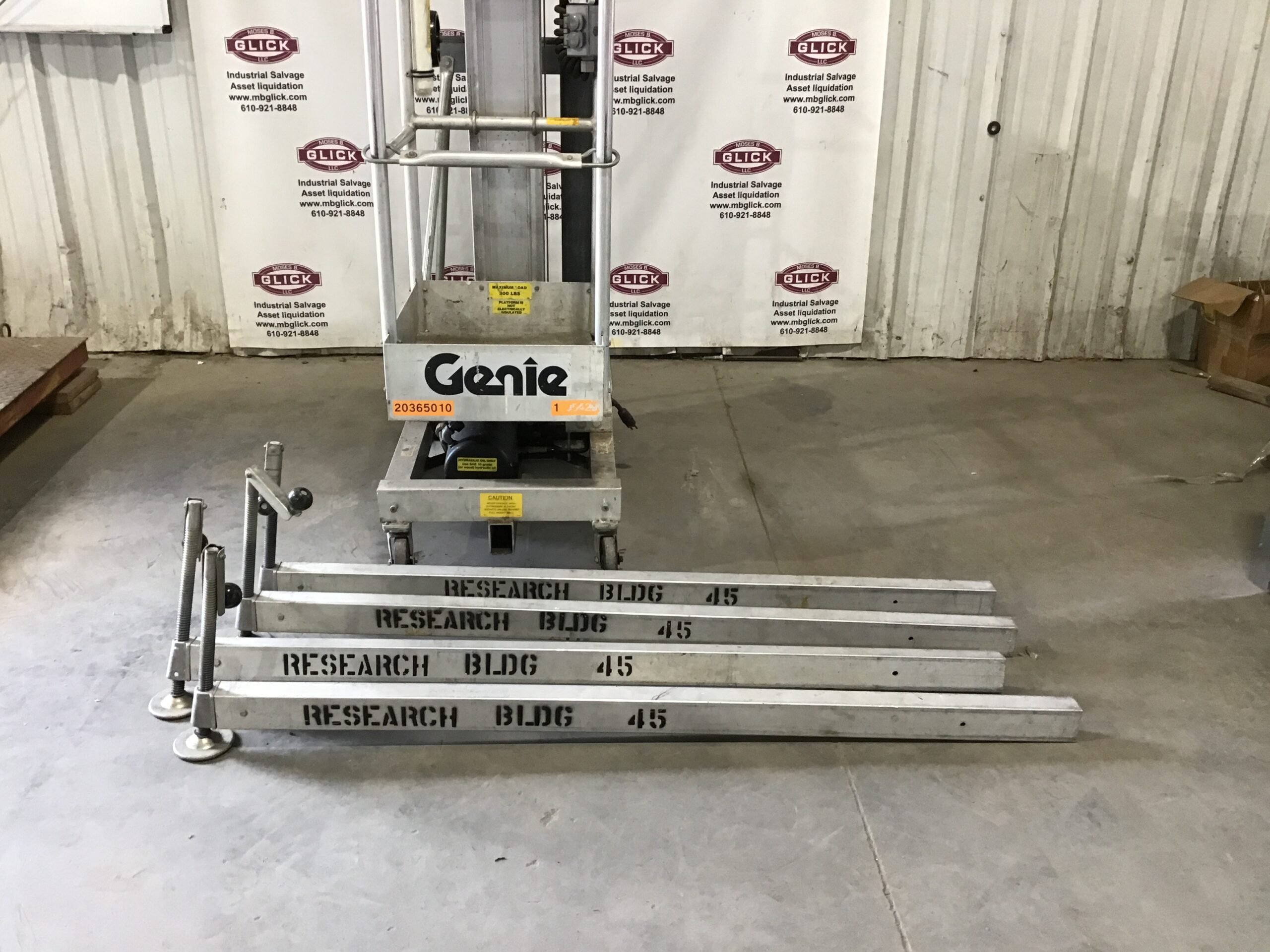 Genie Industries PLC-24 Superlift Material Lift 300 lbs 115V 60Hz - Image 9