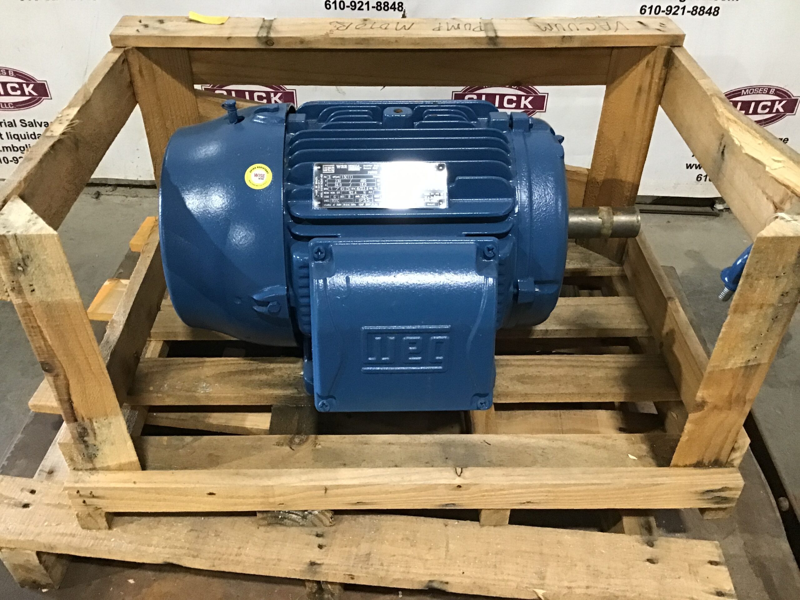 Weg 01518ET3E254T-W22 Inverter Duty Motor 3PH 15HP 11kW
