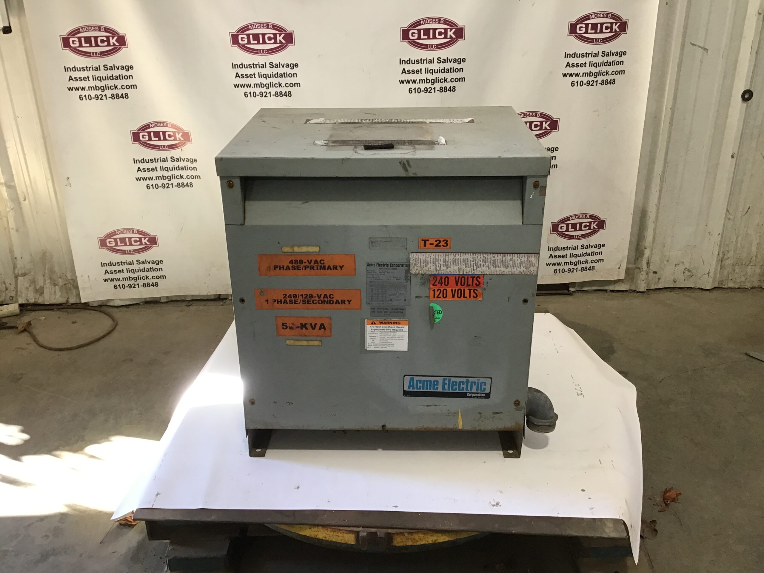 Acme Electric Corporation T-1-53020-3 Power Transformer 50kVa
