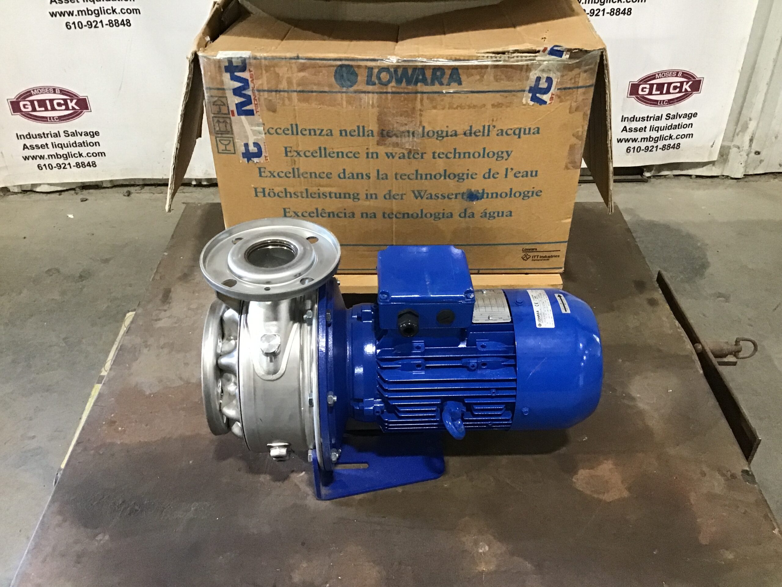 Lowara SHE 65-160/556/P Centrifugal Pump 5.5kW 7.5HP 3PH - Image 2